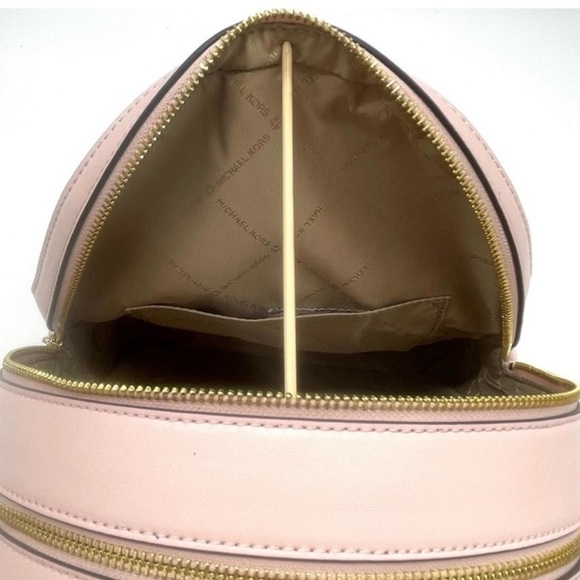 Michael Kors Medium Jaycee Zip Packet Backpack Powder Blush - Picture 7 of 10